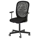 IKEA FLINTAN Office Chair with armrests, Black