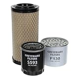 Greyfriars Filters 500 Hour Filter Service Kit compatible with JCB 8008 MICRO Excavator