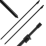 NGT 2 Storm Poles Telescopic 95-180cm Clamp Lock Fishing Bivvy Shelter Umbrella