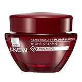 Avon Anew Reversalist Plump & Smooth Night Cream 50ml, Designed to Plump Skin, Reduce Fine Lines and Wrinkles, Noticeably Smoother Skin, Cruelty Free