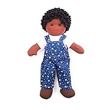 Bigjigs Toys Leon Rag Doll (Small) - My First Dolly, Plush Soft Dolls, Baby Toys For Girls & Boys, Ragdoll Suitable From Birth, Swap Ragdolls Clothes & Outfits, For 1 Year Olds +, Size 28cm