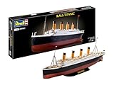 Revell 05497 R.M.S. Titanic (Click System) 1:600 Scale Unbuilt, Pre-Coloured, Click-Together (Non-Glue), Plastic Model Kit