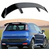 MUTUSAISI Car Universal Rear Boot Roof Spoiler Lip Top Wing Compatible with Fiat Punto Evo 2010-2017 Easy/GBT/MultiAir/Pop/Sporting/Active/Dynamic/GP/My Life Gloss Black Accessories