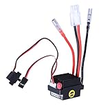 WANGCL 320A Brushed ESC Motor Speed Controller with BEC 5.6V/2A, Forward/Reverse/Brake, Compatible with 1/10 RC Car, Monster Truck, Crawler, RC Boat (6V–12V)