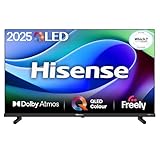 Hisense 40" 40E5QTUK QLED FHD Smart TV - Quantum Dot Colour, Full HD, Dolby Atmos, Sports Mode, Games Mode, Dual Position Stand with Freely, Disney +, YouTube, Netflix