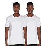 BOSS Men's T-Shirt RN 2P CO, New-White100, S (Pack of 2)