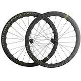 Carbon Fiber Road Bike Wheelset VSPRINT 45/50mm 60/65mm Aero Wave Carbon Wheels 700c Center Lock Disc Brake 21/28mm Width 24H Spokes Black6065