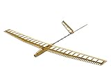 RC Glider Planes 1.4M UZI Balsa Wood Model Aircraft, DIY Electric 3CH Remote Radio Control RC Airplane Toys, Ultra Light Weight Throwing Model Glider Kits to Build for Beginners (F1401)