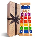 Superior Sound Wooden Xylophone for Kids | Musical Instrument with Song Sheets | Educational & Fun Music Toy | Jaques of London Since 1795