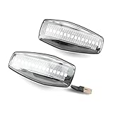 LED Wing Mirror Indicator For Hyundai I10 For Getz For Elantra XG For Tucson For Terracan For Coupe For Trajet For Matrix For Accent Led Dynamic Side Marker Turn Signal Light(Dynamic Crystal Type)