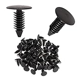 100 Pcs Car Retainer Clips Universal Fir Tree Trim Clip Black Car Body Trim Clips 7.5mm Hole Car Door Trim Bumper Rivets for Car Panel Trim Maintenance