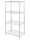 4 Tier Storage Shelving Unit Multipurpose helving Unit 120x56x35CM Metal Storage Shelf Rack for Laundry Bathroom Kitchen Office