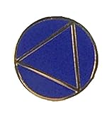 AA Alcoholics Anonymous Unity Service Recovery lapel pin badge ZD11