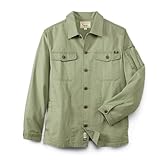 Field & Stream Men's Epoch Lightweight Twill Jacket, Olive, L