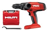 Hilti SF 8M-A22 Cordless Drill Driver, 22V, Four-Speed Gearing, 2100 RPM, Innovative Gear Selector, Secure Chuck, Metal Drilling Applications, Ultimate Class, Bare Tool with Case Included (2061305)