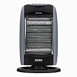 STATUS Halogen Heater | Indoor Electric Heater | 1200W Infrared Heater | HH-1200W1PKB