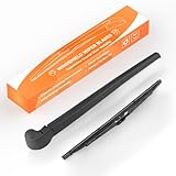 GEARCELL Rear Windscreen Wiper Blade and Arm Set Fit for Audi A3 A4 8P 2003 2004 2005 2006 2007 2008, Windscreen Wiper Assembly Automotive Replacement windscreen Wiper Blades Easy Install