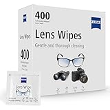 ZEISS Lens Wipes, Lens Cleaner for Glasses, Cameras & Binoculars,Individually Packed Single Use Disposable Cloths in Sachets, for Handy and Portable Spectacle Cleaning On The Go, 400 Count (Pack of 1)