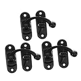 Tofficu 6pcs Zinc Alloy Hasp Latch Retro Decorative Box Lock for Jewelry Boxes Treasure Chests Wooden Cases Cabinet Furniture Vintage Style Secure Clasp