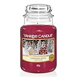 YANKEE CANDLE Scented Candle Christmas Magic Large Jar Candle Long Burning Candles: up to 150 Hours for Women