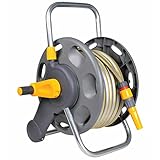 Hozelock 2 in 1 Hose Storage System - 50m (2477) - Grey Hose Reel