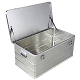 Tolegano Aluminium Box - 140 Litre Capacity Transport Container with Industrial Metal Construction