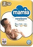Size 2 Nappies Mamia Newborn 60 Pack