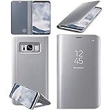 For Alcatel 1 (2018) 5.0" Asda Mobile - MobiBax Black Textured Carbon Fibre Effect Professional Style Luxury Wallet Flip Skin Case Cover