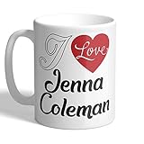 I Love Mugs - I Love Jenna Coleman (Heart Design) - Mug, Ceramic, 11fl.oz.
