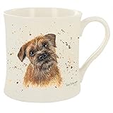 Bree Merryn Fine China Buddy Border Terrier Dog Tea/Coffee Boxed Mug 8.5x8cm