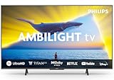Philips Ambilight 55PUS8109 4K LED Smart TV - 55 Inch Display with Pixel Precise Ultra HD, Titan OS Platform and Dolby Atmos Sound, Works with Alexa and Google Voice Assistant - Satin Chrome