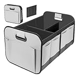 Car Boot Organiser for Twizy,Space-saving, Collapsible Multi-Compartment Accessory for Car, With Reinforced Base and Comfortable Handles