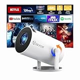 Visyon HY300 PRO+ 2025 | 1080P Full HD WiFi Projector with Android 11.0 – 12000 Lumens Portable Home Theater & Outdoor Movie Projector | Screen Mirroring for iOS/Android | Gaming & HDMI Compatible