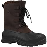 Kamik ALBORG, Mens Warm lined Snow boots , Brown (Gau_Gaucho Brown), 10 UK (44 EU)