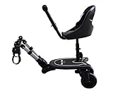 Englacha 2-in-1 Cozy X Rider, Buggy Board with Seat