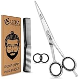 OCBA Professional 6" Hairdressing Scissor Sharp Hair Cutting Scissors for Barbers Hairdressers & Stylists Beard & Haircut Scissors for Men & Women (Classic Scissor)