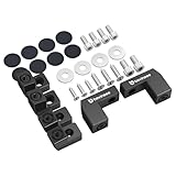 Bevinsee Wing Spoiler Riser Kit Compatible with Ford Fiesta ST Hatchback 2014-2019 Black