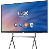 JAV Smart Board, 65" Interactive Whiteboard 4K UHD Touchscreen, All in One Digital Smart Whiteboard Built in Dual System & 13MP Camera for Office Classroom School Home (Wall Mount Included)