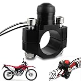 FLYPIG Universal CNC Engine Stop Start Kill Switch Compatible with Yamaha YZ250 YZ450 WR250 WR450 for 22mm Handlebar Dirt Pit Bike MX Motocross Supermoto Racing ATV Quad KAYO with Mounting Backplate