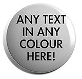 Hippowarehouse Personalised Badge Various Sizes 38mm 50mm 75mm