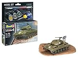 Revell Model Set 63323 M24 Chaffee Tank 1:76 Scale Unbuilt/Unpainted Plastic Model Kit With Accessories