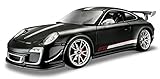 Porsche 911 997 GT3 RS 4.0 Coupe Black Silver 2004-2012 1/18 Bburago Model Car