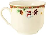 Seltmann 001.756785 Marie-Luise Coffee Cups, 0.23 L, Christmas Nostalgia, Set of 6