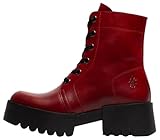 Fly London Women's ELVU140FLY Fashion Boot, RED, 6 UK