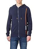 BOSS Men's Fashion Jacket H Hooded Sweatshirt, Dark Blue402, S