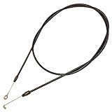 SPARES2GO Control Engine Brake Cable for Flymo XL500 XL550 GX560 Lawnmower Petrol Hover Mower