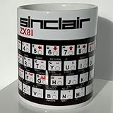 CheekyGit Sinclair ZX81 Retro Computer Mug, 11 oz, White Ceramic Mug - Free Standard DELIVERY
