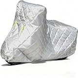 Waterproof Motorbike Cover Custom Fit for Suzuki VL 800 Intruder Volusia Anti-Hail Motorcycle Cover丨Waterproof Dustproof Breathable Anti UV & Wind Resistant Anti-Scratch