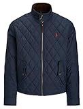 POLO RALPH LAUREN Water-Repellent Quilted Jacket (UK, Alpha, L, Regular, Regular, Navy)