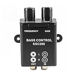 Sarini Car Amplifier Controller Speaker Bass Adjuster Subwoofer Equalizer Crossover Bass Controller Knob